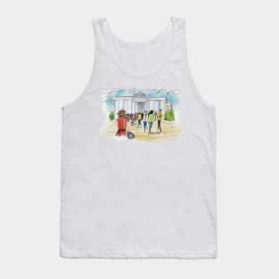 Crowd sketch Tank Top